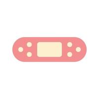 Bandage icon in flat style design isolated on white background. vector