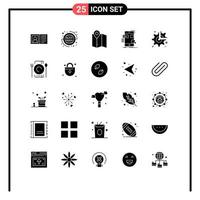 paquete de iconos de vector de stock de 25 signos y símbolos de línea para elementos de diseño de vector editables de venta móvil de interfaz de usuario