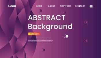 Abstract background Landing page free Vector