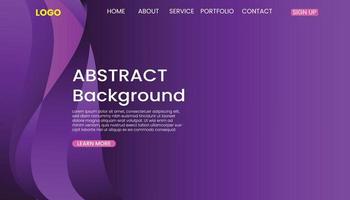 Abstract Background Website Landing Page free Vector Free Vector