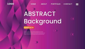 Abstract background Landing page free Vector