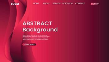 Abstract Background Website Landing Page free Vector Free Vector