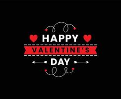 Happy Valentines Day Vector T-shirt Design