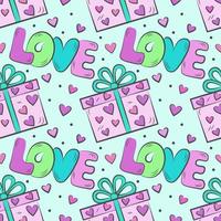 Vector pattern of cute illustrations for Valentine's Day, wedding, for websites and interfaces, mobile applications, postcards, wrapping paper, advertising.Vector pattern