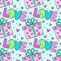 Vector pattern of cute illustrations for Valentine's Day, wedding, for websites and interfaces, mobile applications, postcards, wrapping paper, advertising.Vector pattern