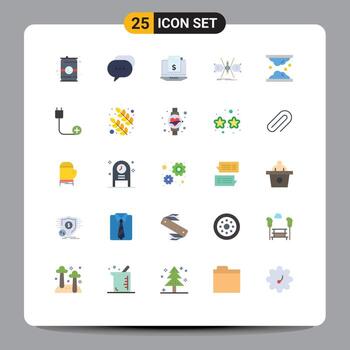 Universal Icon Symbols Group of 25 Modern Flat Colors of cholesterol sketch subscription grid architect Editable Vector Design Elements