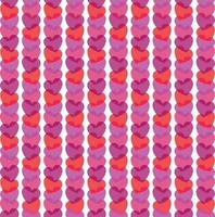 overlapping heart verical stripe vector pattern.eps