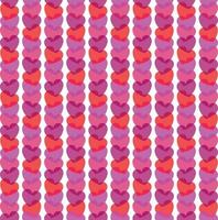 overlapping heart verical stripe vector pattern.eps