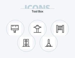 Tools Line Icon Pack 5 Icon Design. . engineering. car. calculation. toilet vector