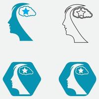 Health Brain vector illustration