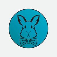 Rabbit vector icon illustration design