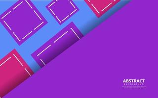 Abstract geomtric square purple color background vector