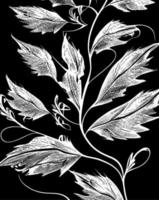 vector illustration of leaf pattern background