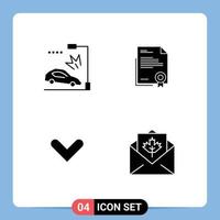 Creative Icons Modern Signs and Symbols of accident paper lamppost diploma arrows Editable Vector Design Elements