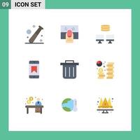 9 Creative Icons Modern Signs and Symbols of coin device one award sync Editable Vector Design Elements