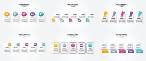 estas infografías de ilustración vectorial son ideales para publicidad en un folleto. volantes. o revista. vector