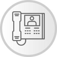 Video Door Phone Vector Icon