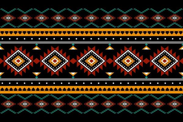 Geometric ethnic oriental seamless pattern traditional Design for background, carpet, wallpaper, clothing, wrapping, batik, fabric, Vector, illustration, embroidery style.