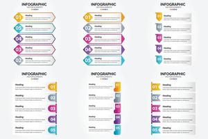 estas infografías de ilustración vectorial son ideales para publicidad en un folleto. volantes. o revista. vector