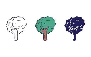 Plant and Tree icon vector