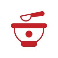 Soup Vector Solid Icon. EPS 10 FIle