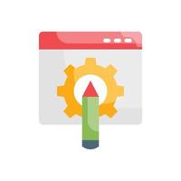 Development Vector Icon Design Development flat EPS 10 file