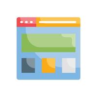 Front End Vector Icon Design Development flat EPS 10 file