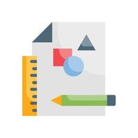 Sketching Vector Icon Design Development flat EPS 10 file