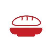 Bread Vector Solid Icon. EPS 10 FIle