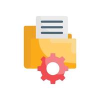 Data Management Vector Icon Design Development flat EPS 10 file