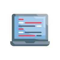 Clean Code Vector Icon Design Development flat EPS 10 file