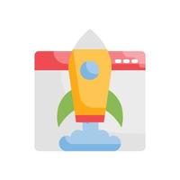 Website Startup Vector Icon Design Development flat EPS 10 file