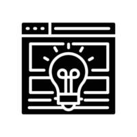 Creative Layout Vector Icon Design Development Glyph  EPS 10 file