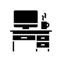 Work place Vector Icon Design Development Glyph  EPS 10 file