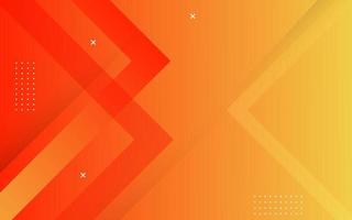 Abstract modern background gradient color. orange gradient with square decoration. vector