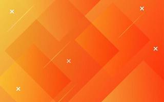 Abstract modern background gradient color. orange gradient with square decoration. vector