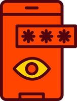 Show Password Vector Icon