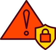 icono de vector de alerta