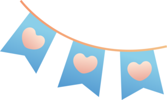 carino San Valentino amore decorazione cartone animato png