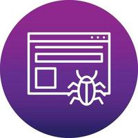 Web Crawler Vector Icon