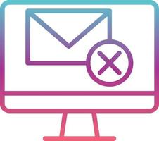 icono de vector de correo