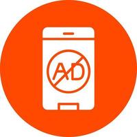 Ad Blocker Vector Icon