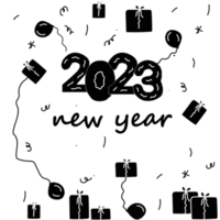 2023 Geschenke Neujahr png