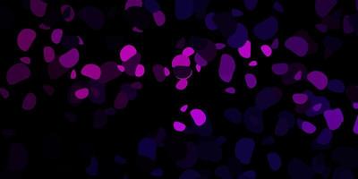 plantilla de vector de color rosa oscuro con formas abstractas.
