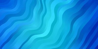 Light BLUE vector background with lines.