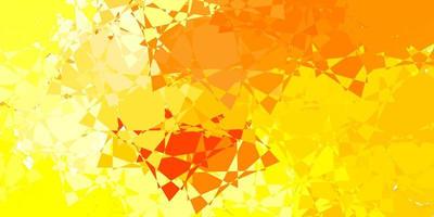 Light Orange vector texture with random triangles.