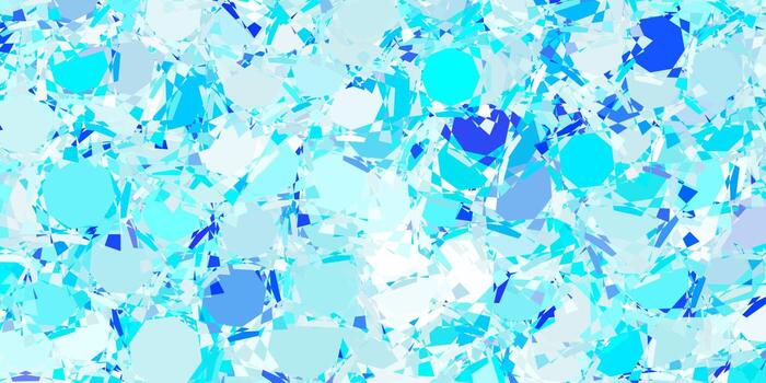 diseño de vector azul claro con formas triangulares.