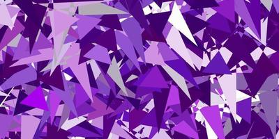 Light Pink vector background with triangles.
