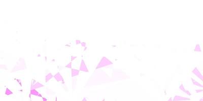 Light Pink vector layout with triangle forms.