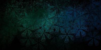 Dark green, yellow vector backdrop with dots.